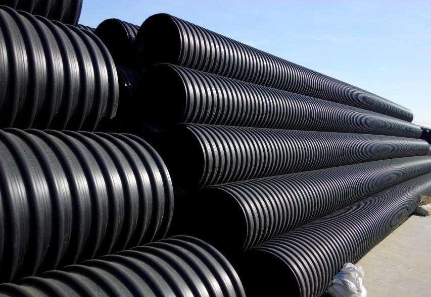 HDPE 双壁波纹管堆场
