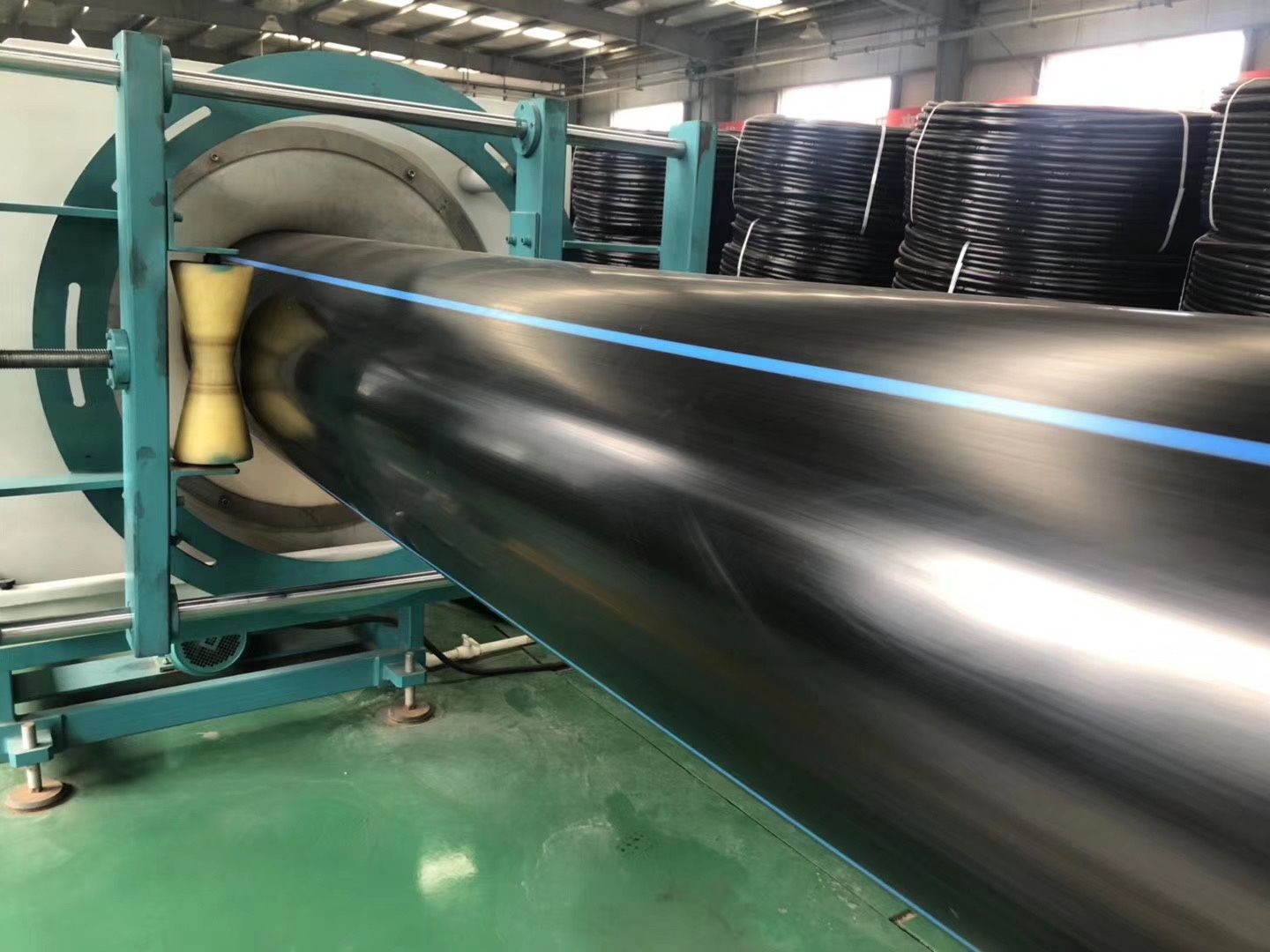 华禹管业 PE 管材挤出生产线